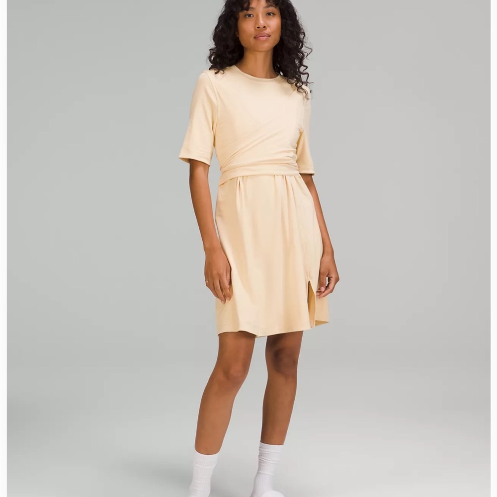 Nwt lululemon cotton wrap dress